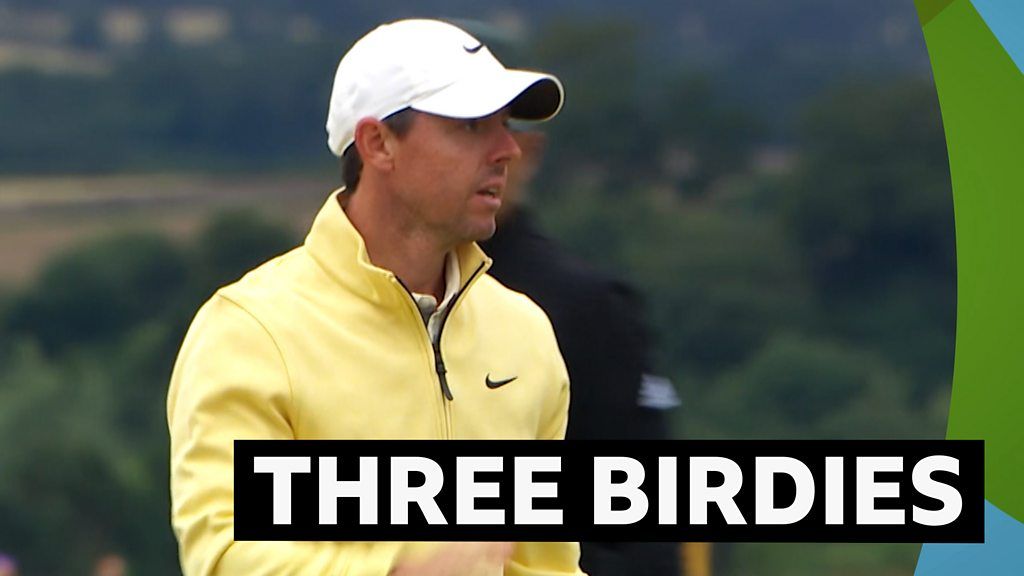 The Open 2022: Rory McIlroy hits three birdies in a row