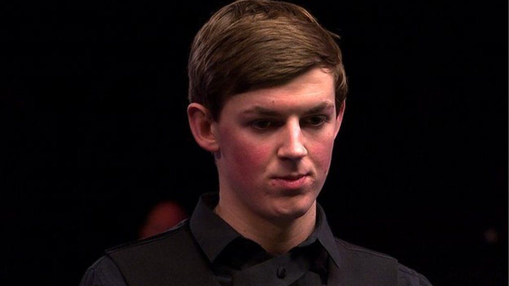 Snooker player James Cahill at the UK Championship