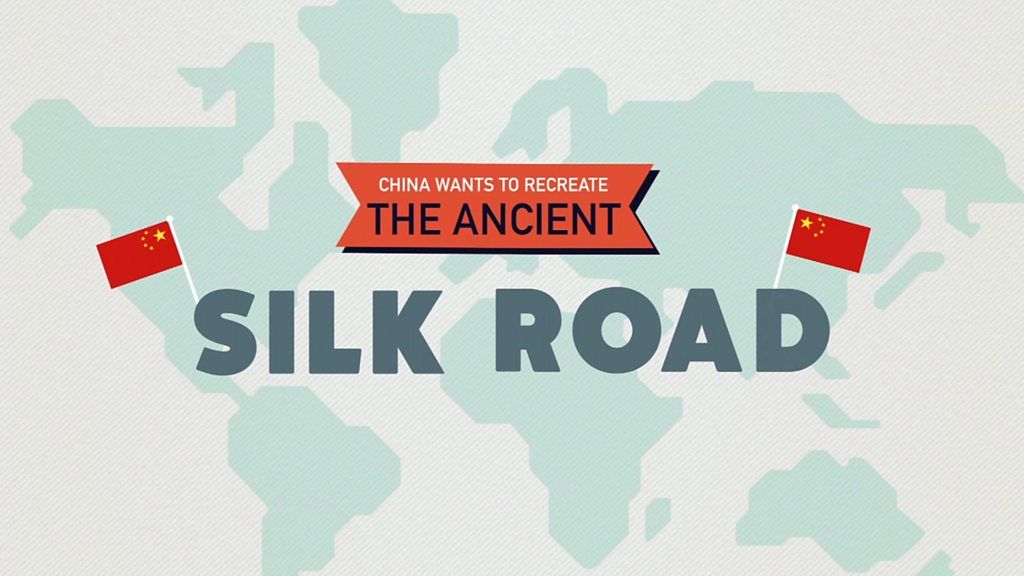 Silk road map