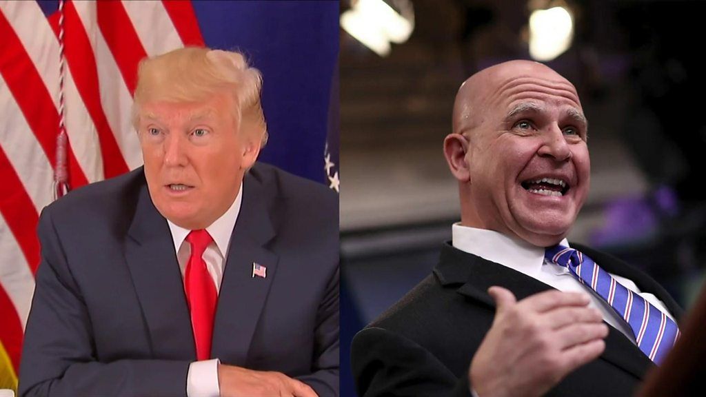 Donald Trump and HR McMaster