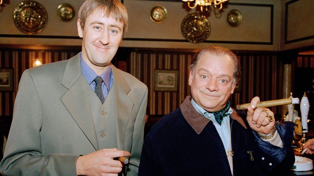 Nicholas Lyndhurt and Sir David Jason as Rodney and Del Boy Trotter