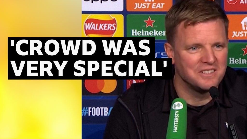 Newcastle United 4-1 PSG: Eddie Howe on 'special' Champions League night at St James' Park