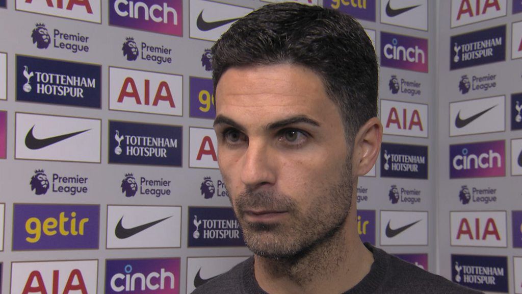 Tottenham 3-0 Arsenal: I cannot give my opinion because I would be suspended - Mikel Arteta