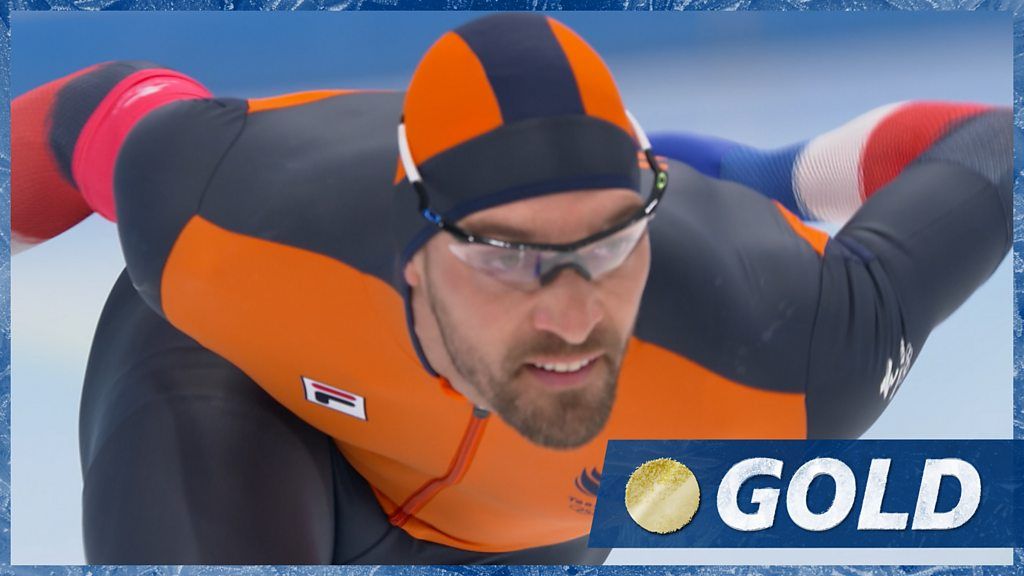 Winter Olympics: Netherlands' Kjeld Nuis wins gold in 1500m speed skating