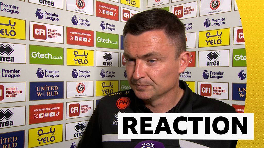 Sheffield Utd 22 Everton Heckingbottom 'proud' of Blades after draw