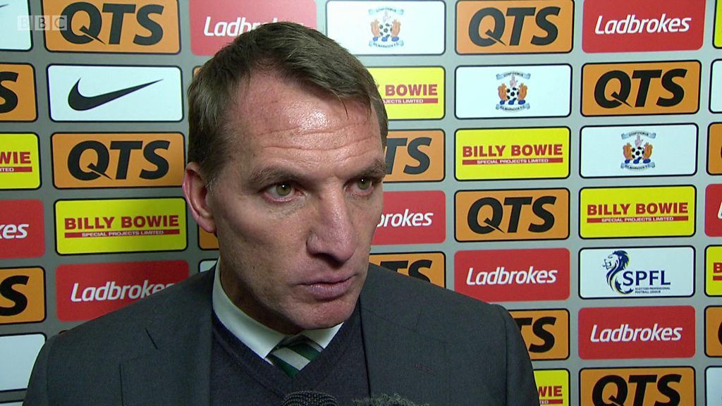 Managers Lee Clark and Brendan Rodgers react to Celtic's 1-0 win over ...