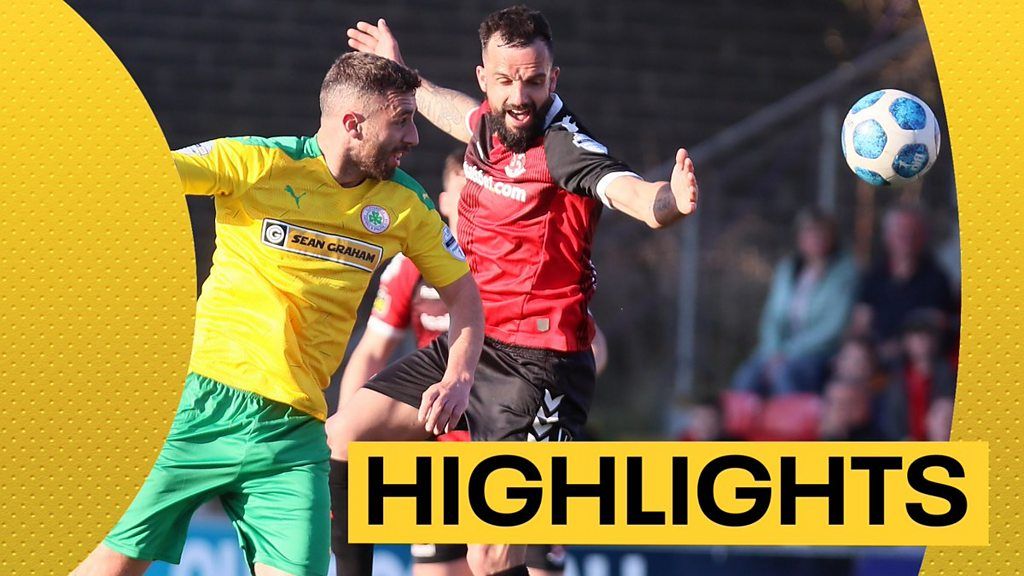 Crusaders 33 Cliftonville Watch highlights from the north Belfast