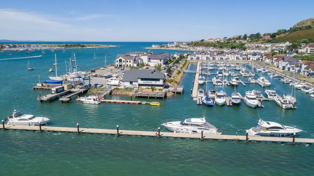 Deganwy Marina on sale for £2.5m
