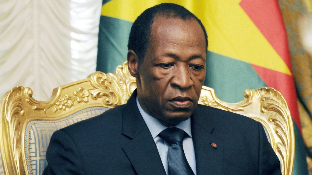 Former Burkinabe president Blaise Compaore