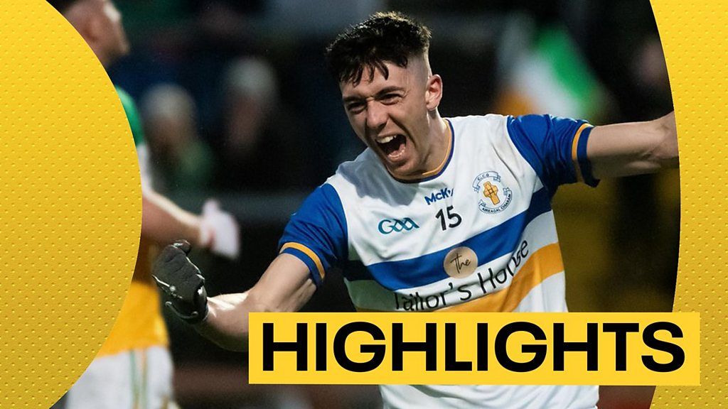 Watch: Errigal Ciaran end 10-year wait in Tyrone - BBC Sport