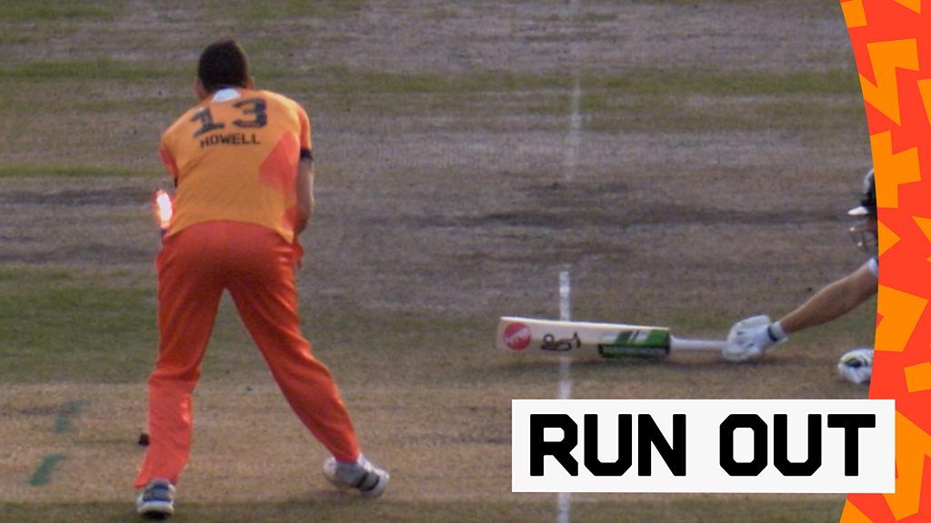 Buttler narrowly run out as bat bounces up