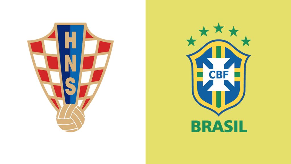 Croatia v Brazil graphic