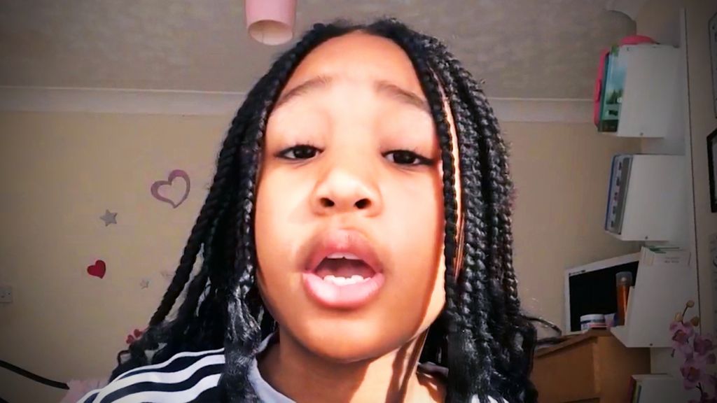 The nine-year-old girl rapping about coronavirus - BBC Newsround