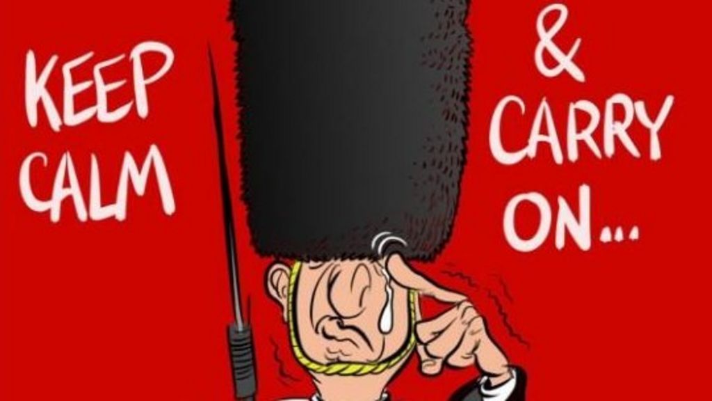 Signs of solidarity for London