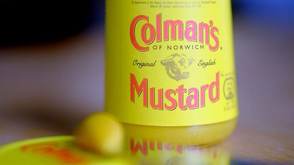 Colman's mustard jar