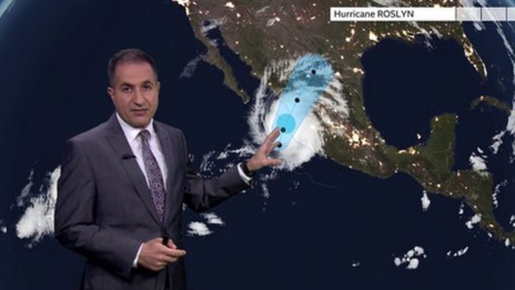 Hurricane Roslyn hits Mexico BBC Weather