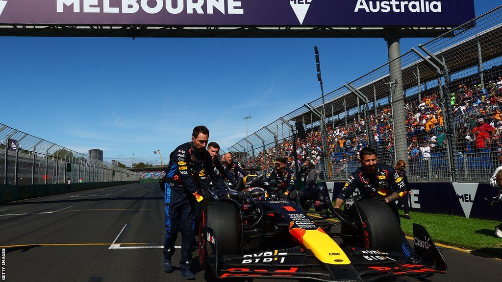 Max Verstappen at the Australian Grand Prix