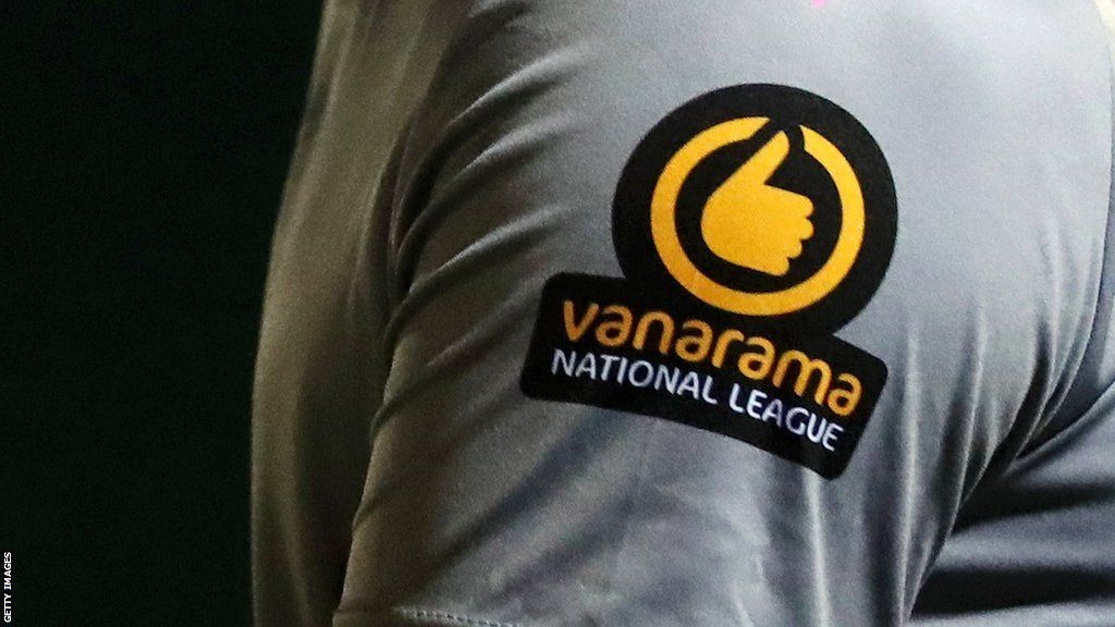 A football shirt with the National League logo on the sleeve