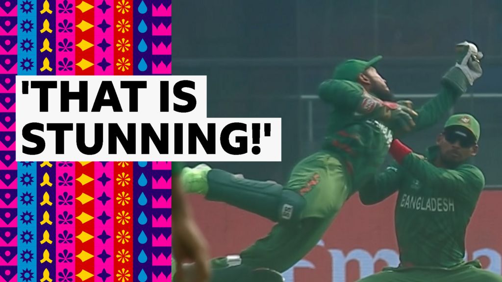 Watch Bangladesh wicketkeeper's 'incredible' flying catch
