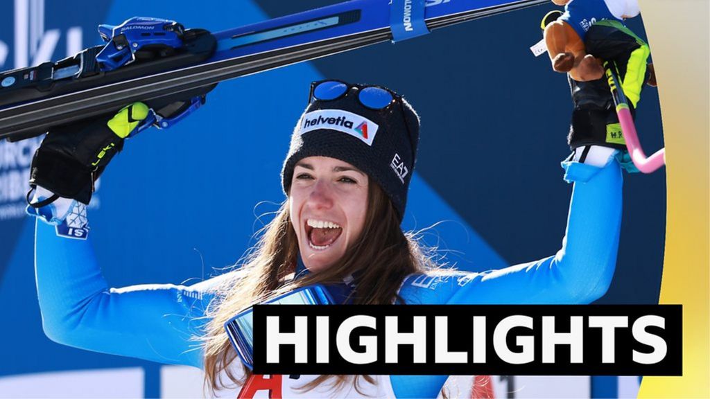 Bassino beats Shiffrin to super-G world gold