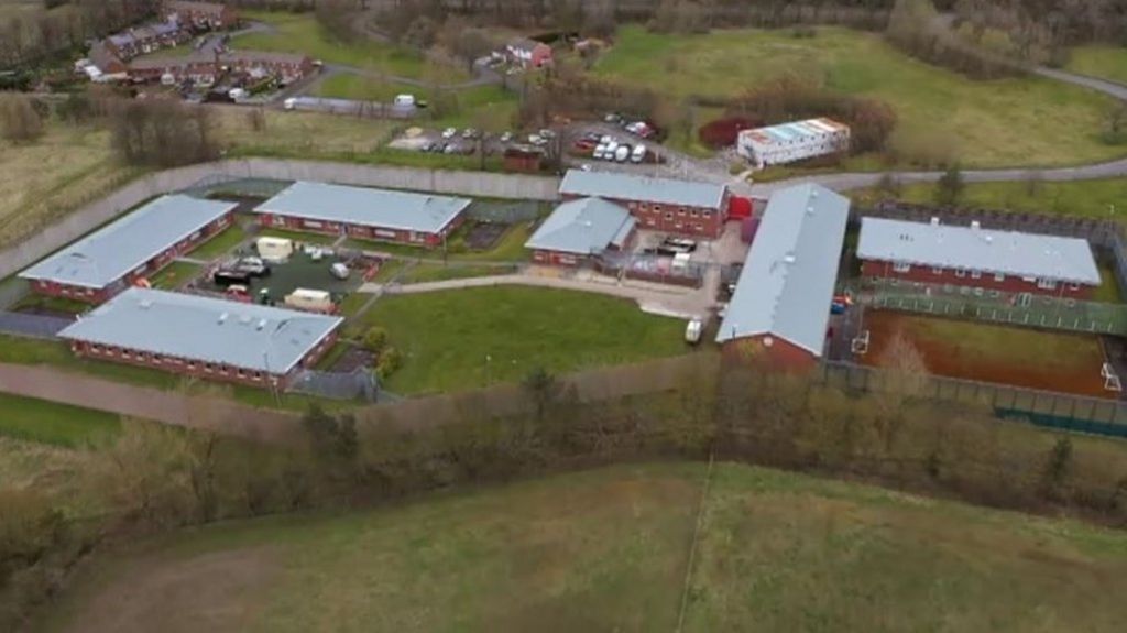Aerial view of former Medomsley site