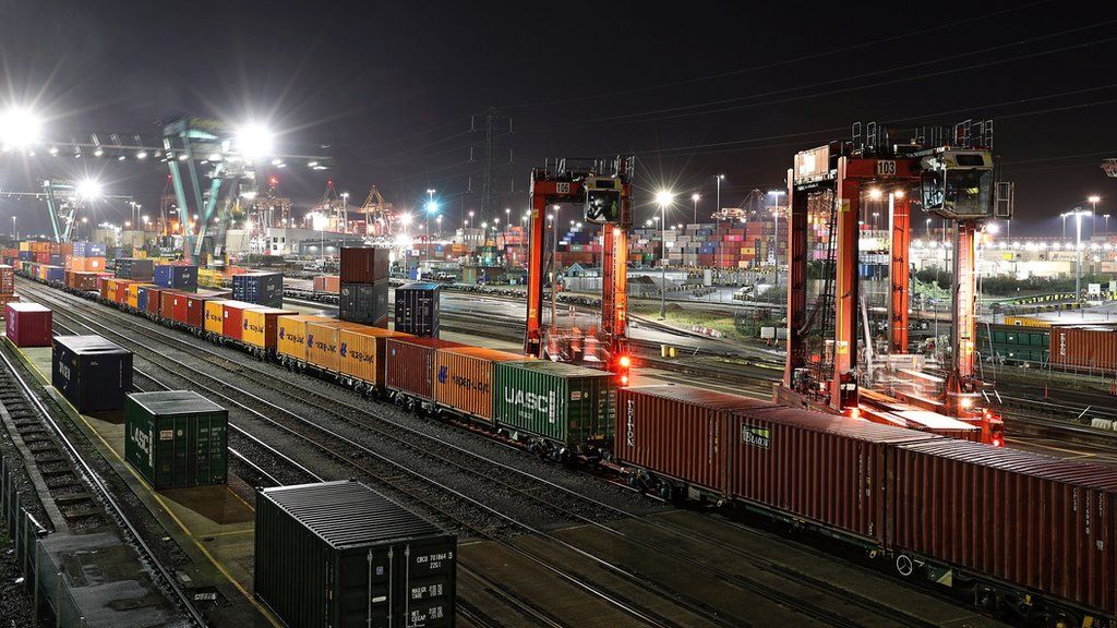 Freight at Southampton Docks