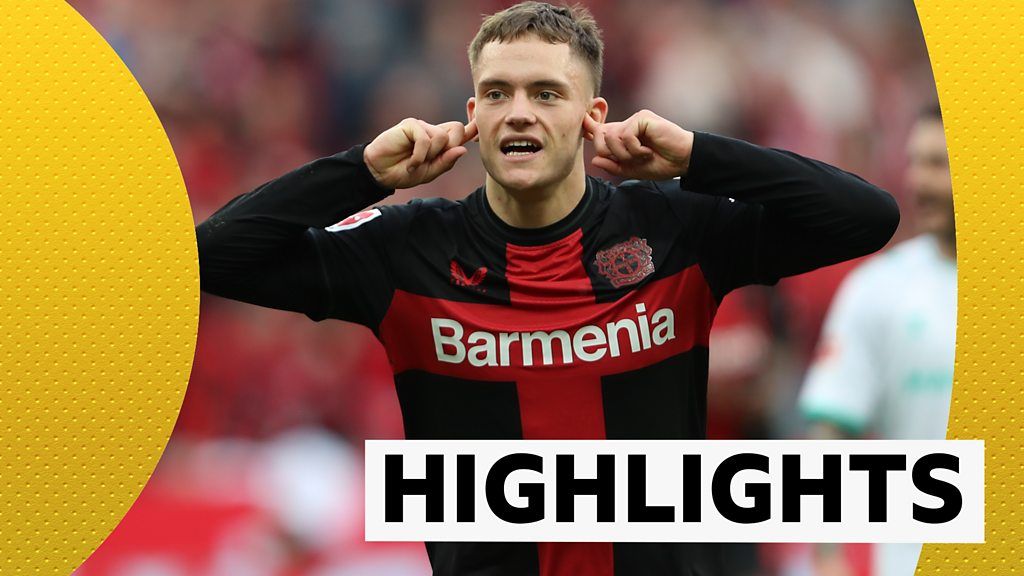 Leverkusen thrash Bremen to seal first Bundesliga title