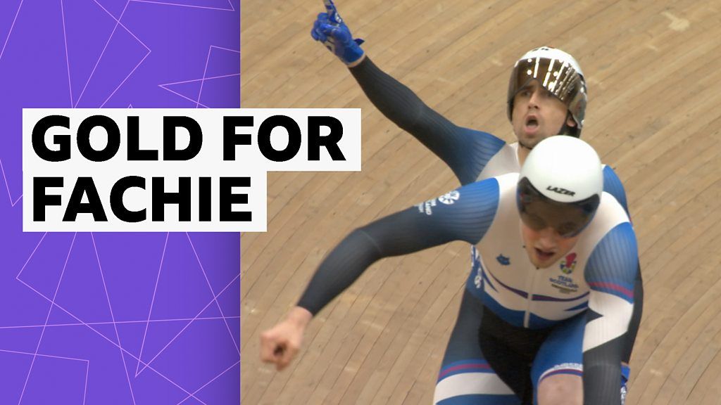 Commonwealth Games: Neil Fachie wins tandem time trial gold