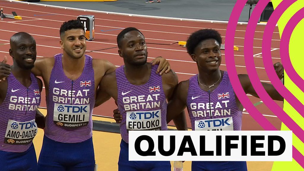 GB reach men's 4x100m final