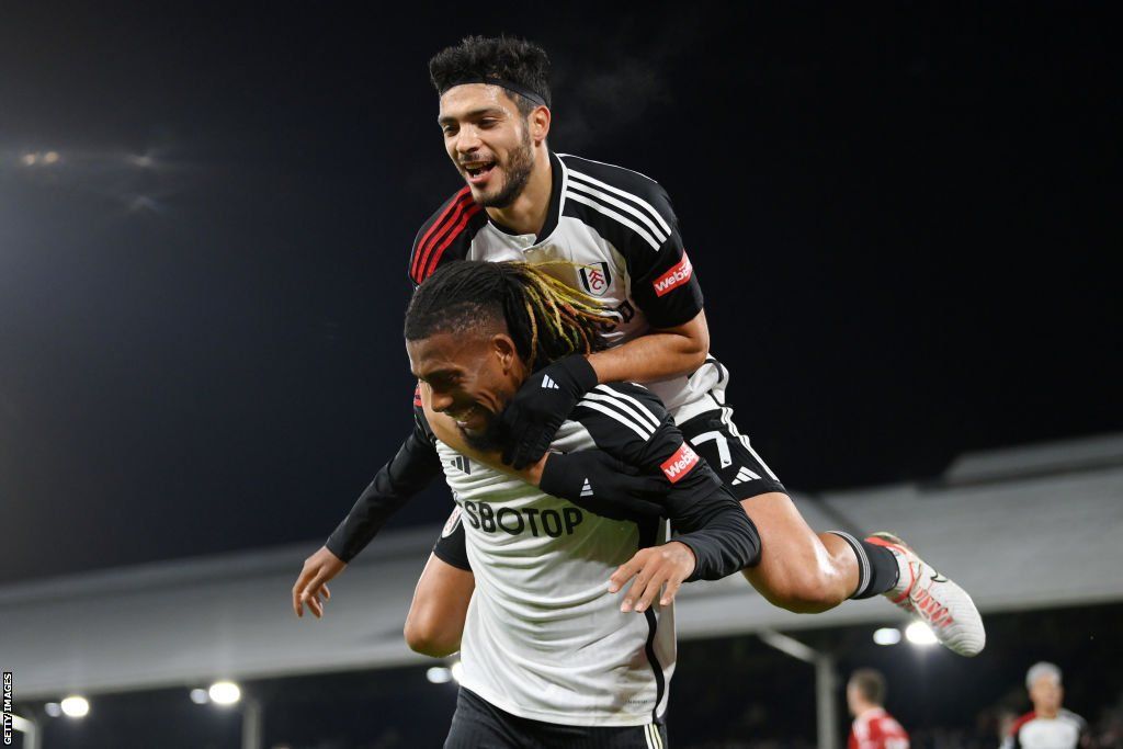 Raul Jimenez and Alex Iwobi