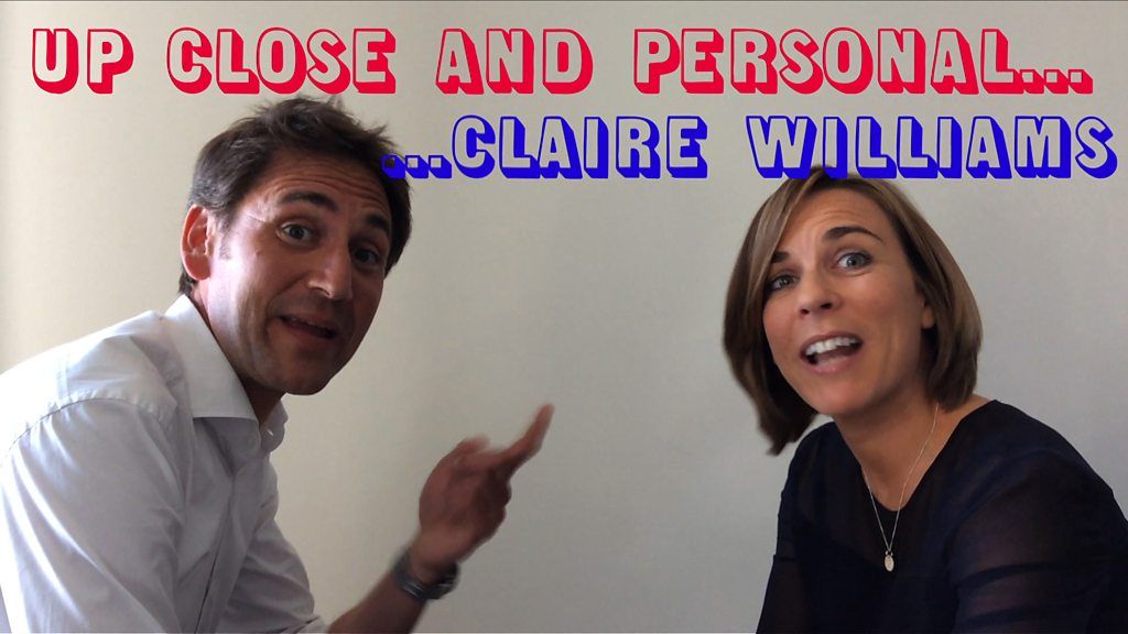 Tom Clarkson and Claire Williams