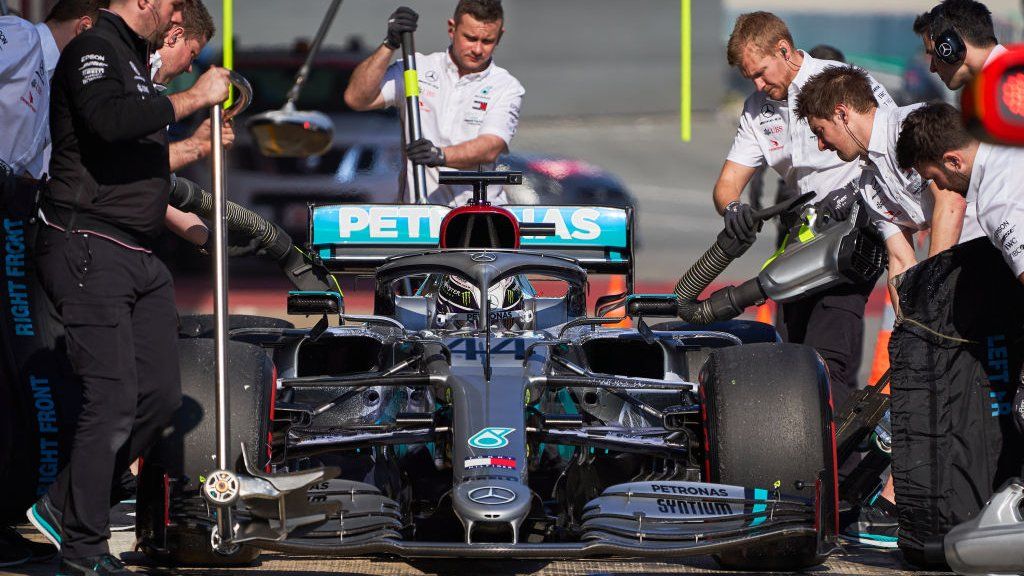 mercedes f1 ventilator