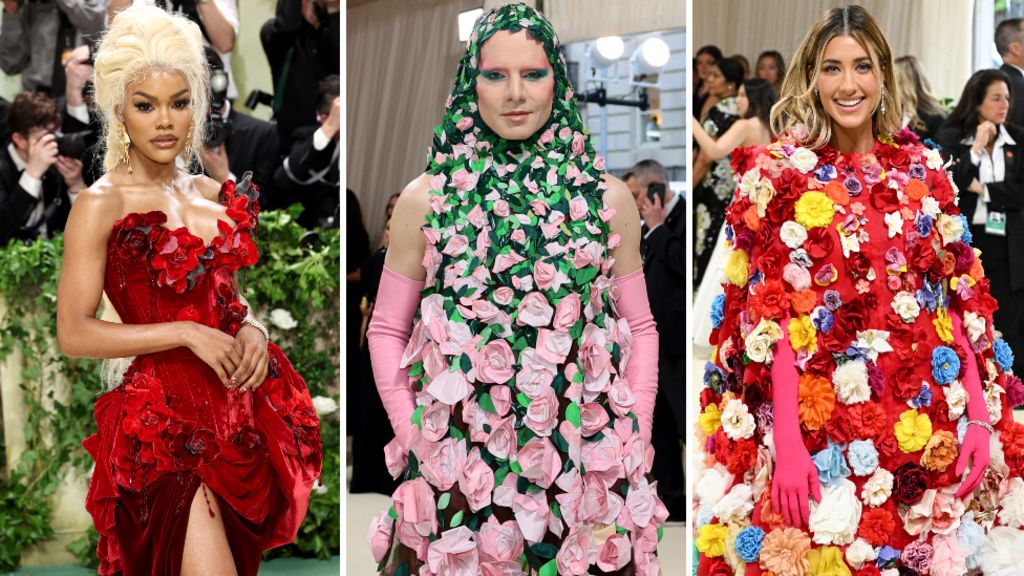 Teyana Taylor, Jordan Roth and Jessica Serfaty Michel at the Met Gala 2024 in New York City