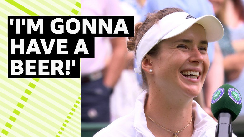 'I'm gonna have a beer!' Svitolina after 'unbelievable match'