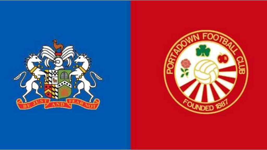 Watch: Portadown beat rivals Glenavon to reach final - BBC Sport