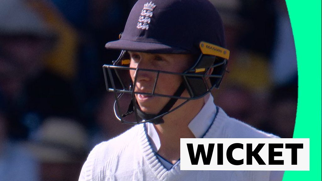 England vs New Zealand: Zak Crawley out for four