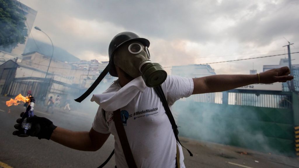 Venezuela Protests Teenage Protester In Barquisimeto Killed Bbc News
