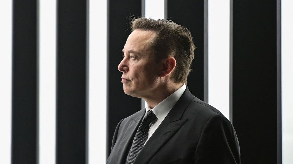 A photograph of Elon Musk