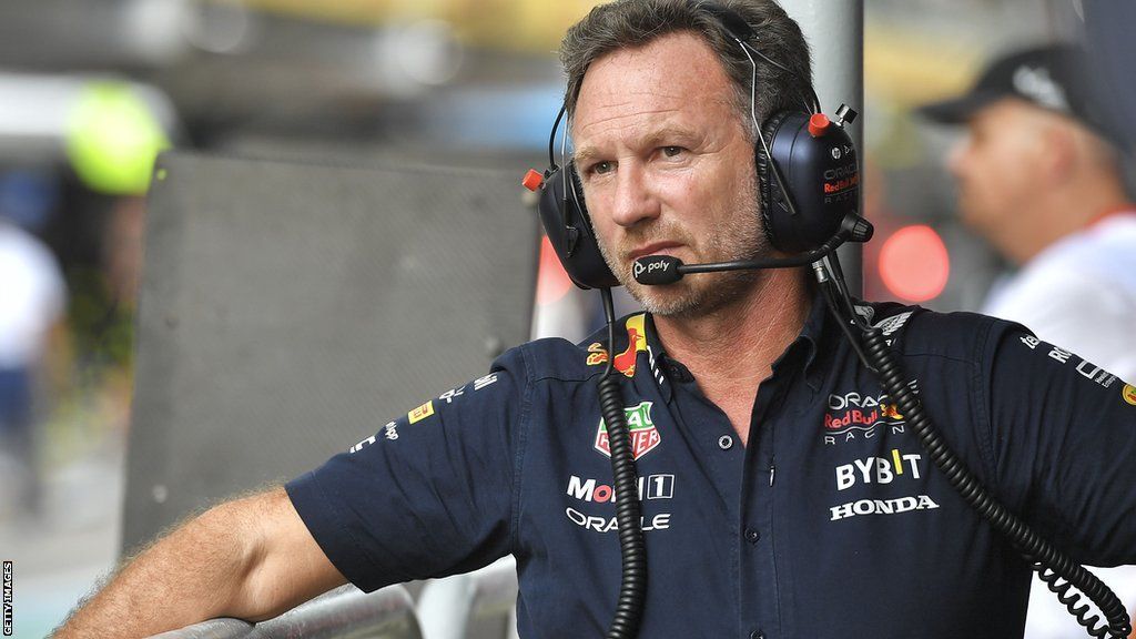 Red Bull Racing's British team principal Christian Horner