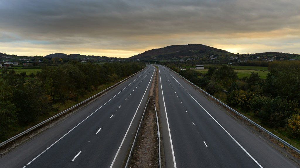 Image of the Belfast to Dublin motorway