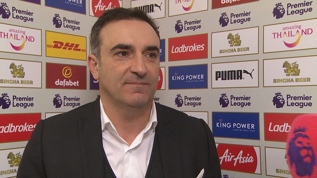 Leicester 1-1 Swansea: Carvalhal pleased point against Foxes - BBC Sport