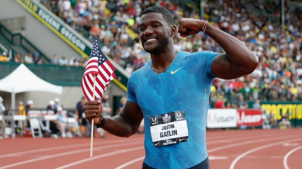 Diamond League: Justin Gatlin wins 100m beating Tyson Gay - BBC Sport