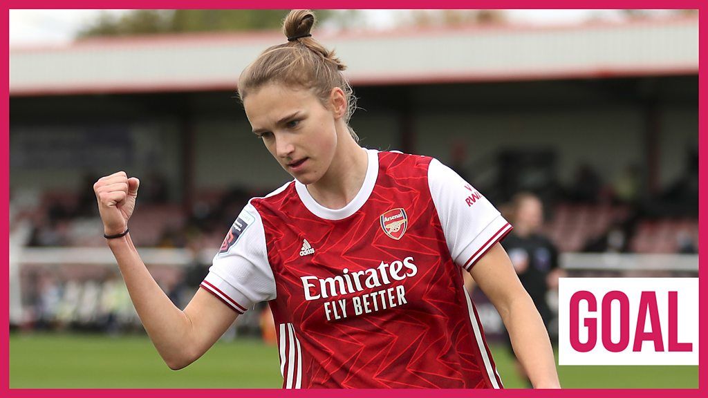 Women's Champions League: Slavia Prague 2-5 Arsenal - Vivianne Miedema  scores four - BBC Sport