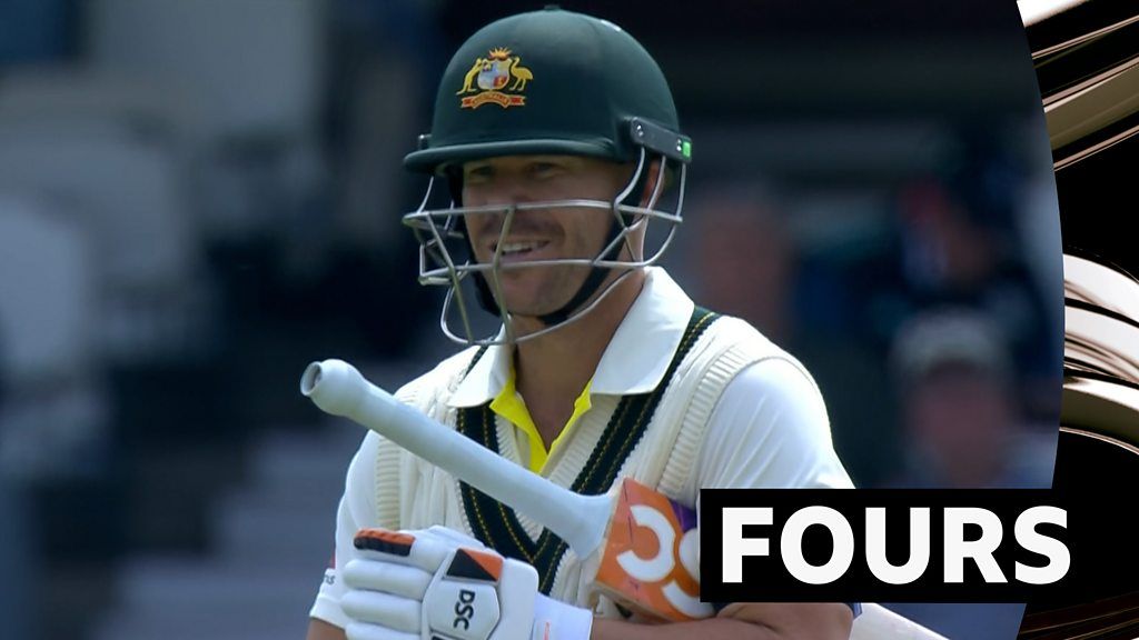 Watch as Warner hits four fours off Yadav over