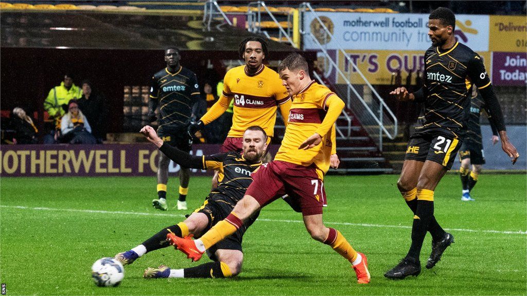 Motherwell 31 Livingston Theo Bair scores twice for first