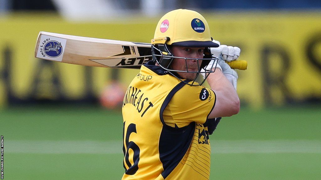 Sam Northeast in action for Glamorgan against Northamptonshire