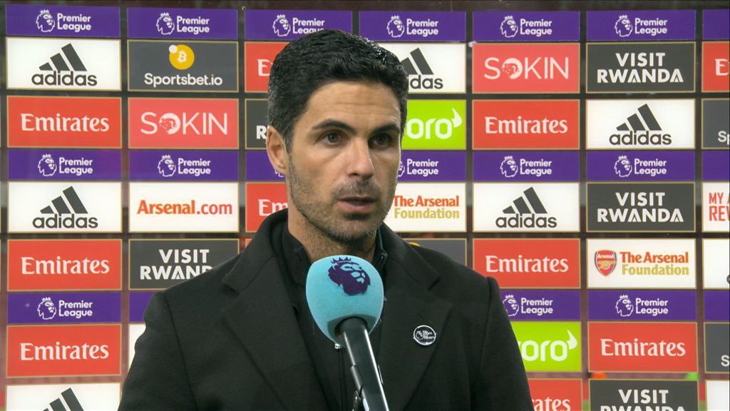 Arsenal 3-1 Aston Villa: Mikel Arteta 'proud' of Gunners performance