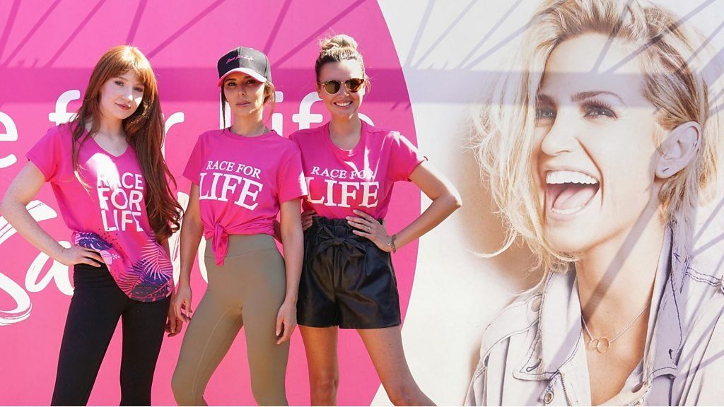 Nicola Roberts, Cheryl and Nadine Coyle at Hyde Park