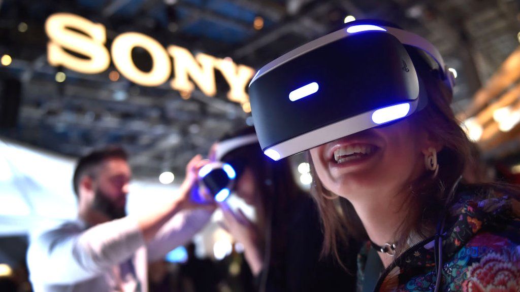 Sony stand at CES conference 2018