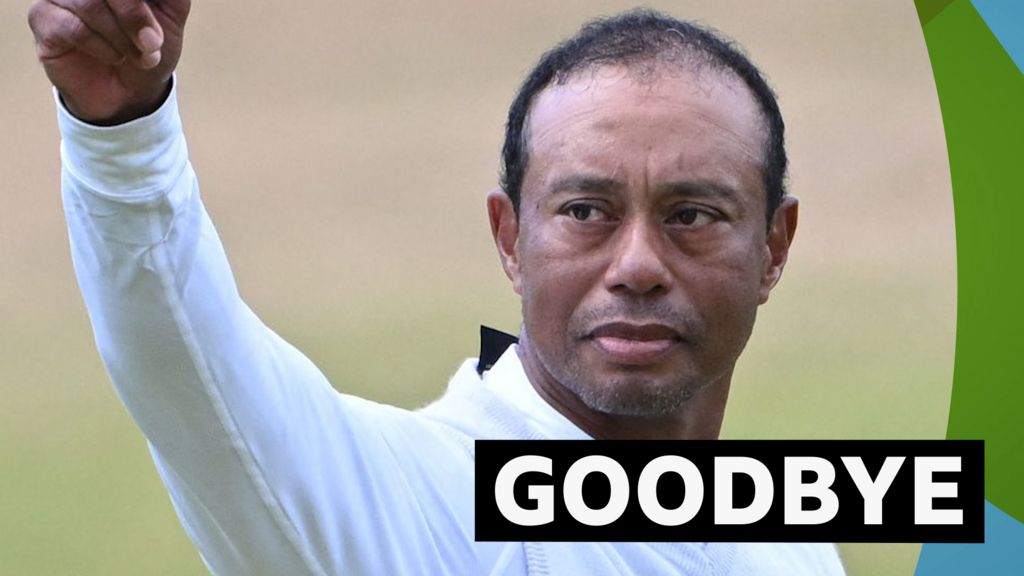 The Open 2022: Emotional scenes as former number one Tiger Woods is given standing ovation